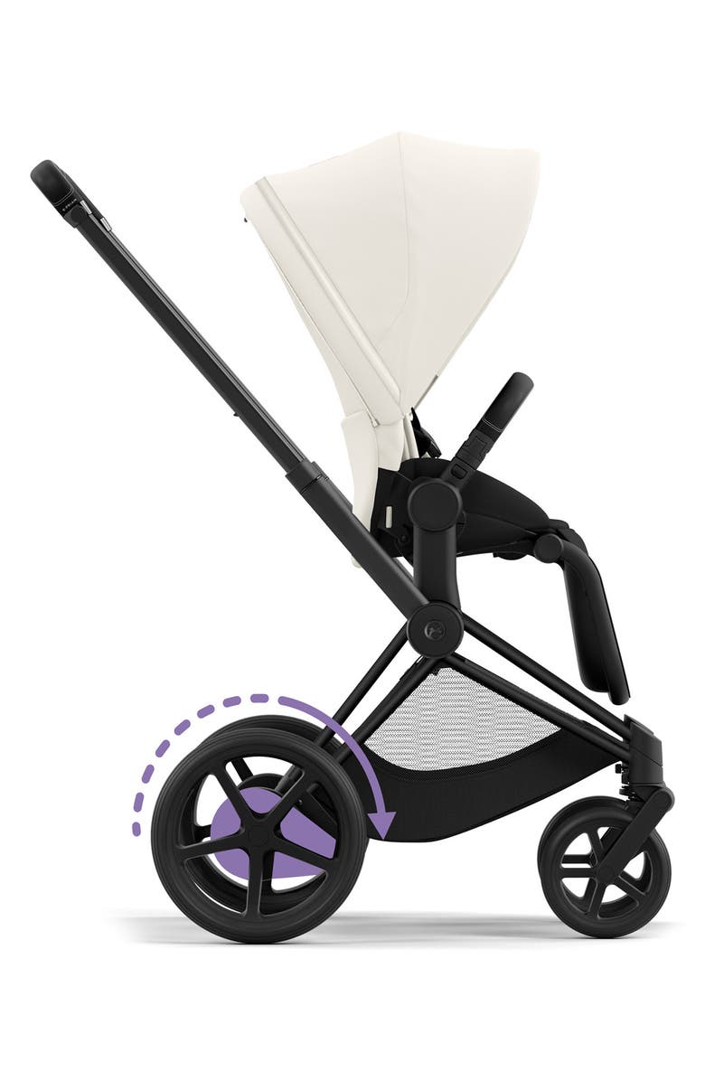 CYBEX e-PRIAM 2 Electronic Smart Stroller, Alternate, color, Off White