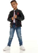 Marvel Spider-Man Zip-Up Leather Jacket