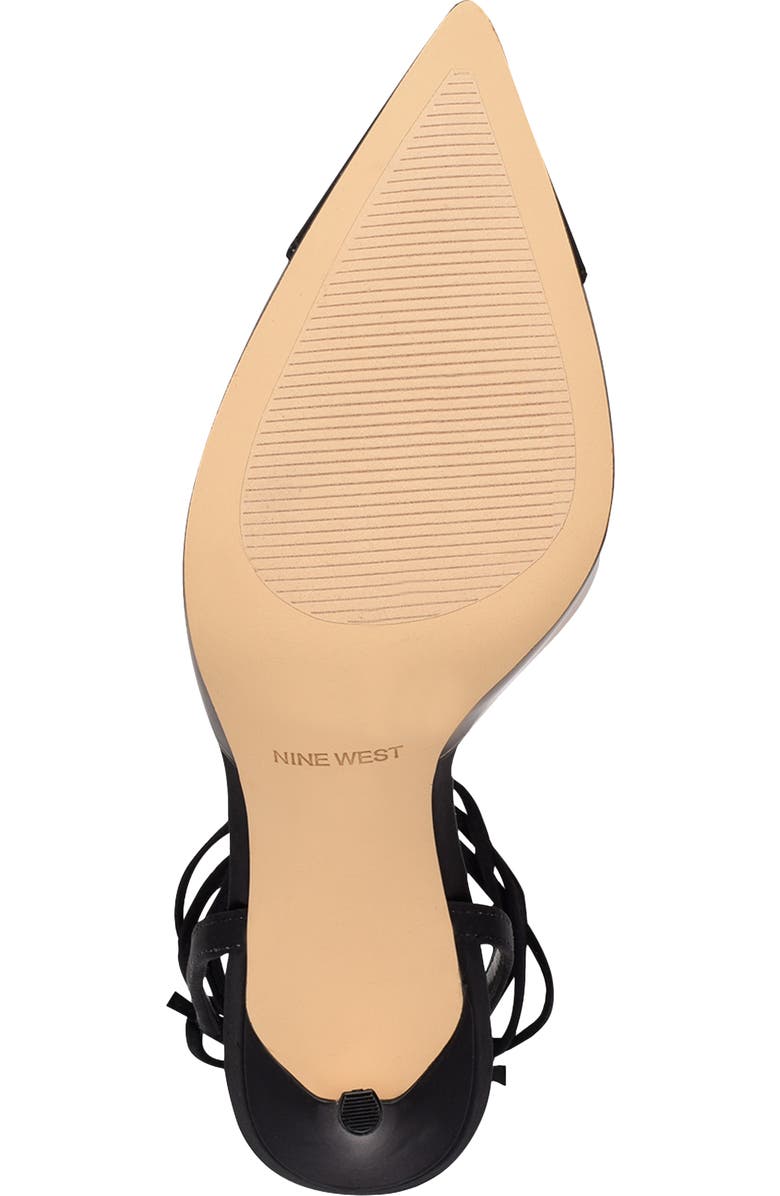 Nine West Ferest Ankle Tie Pointed Toe Pump, Alternate, color,