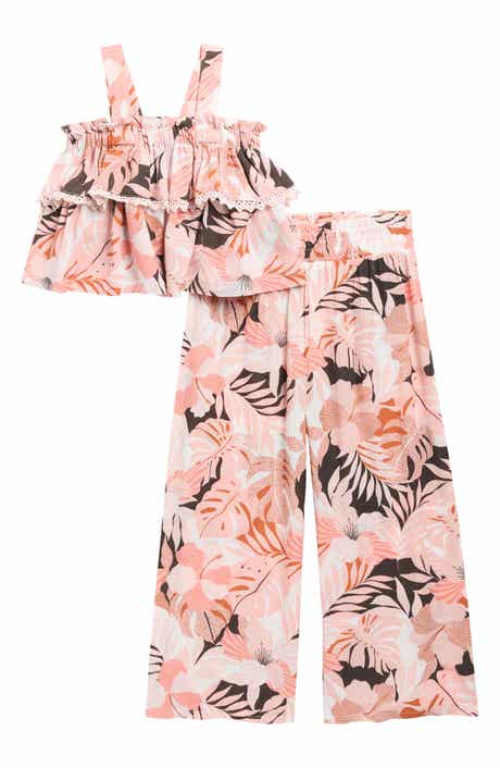 Volcom Kids' Tropical Print Tank & Pants Set