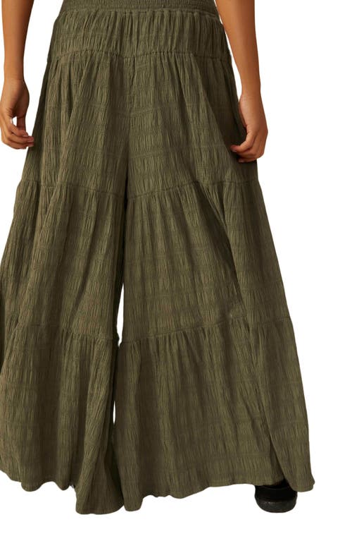 Free People Free-est In Paradise Wide Leg Pants In Green