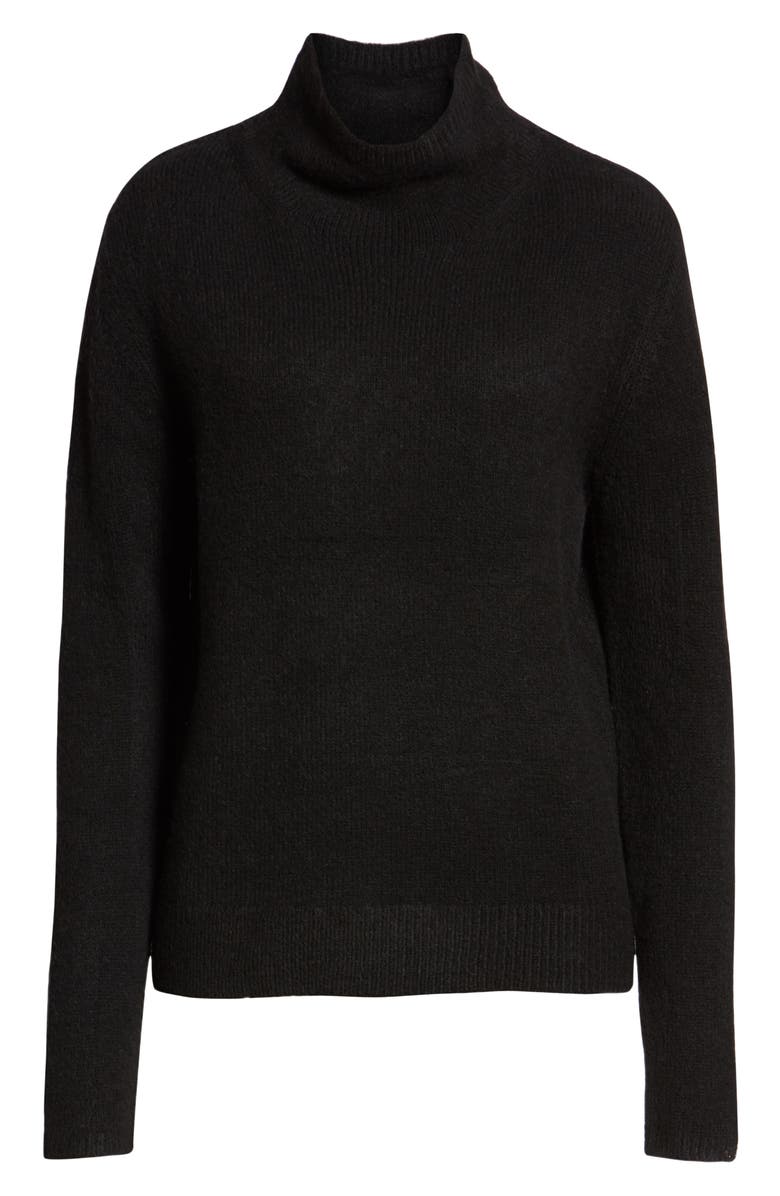 Halogen<sup>®</sup> Fuzzy Mock Neck Sweater, Alternate, color,