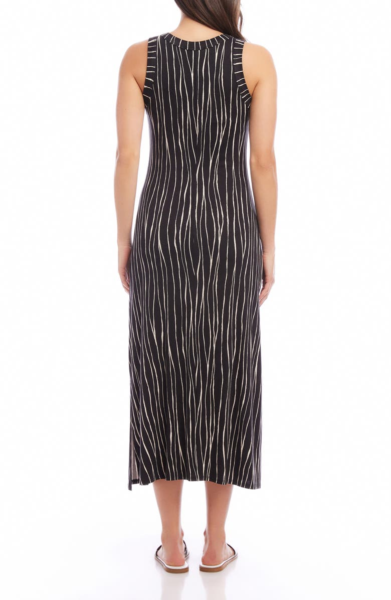 Karen Kane Stripe Sleeveless Midi Dress, Alternate, color,