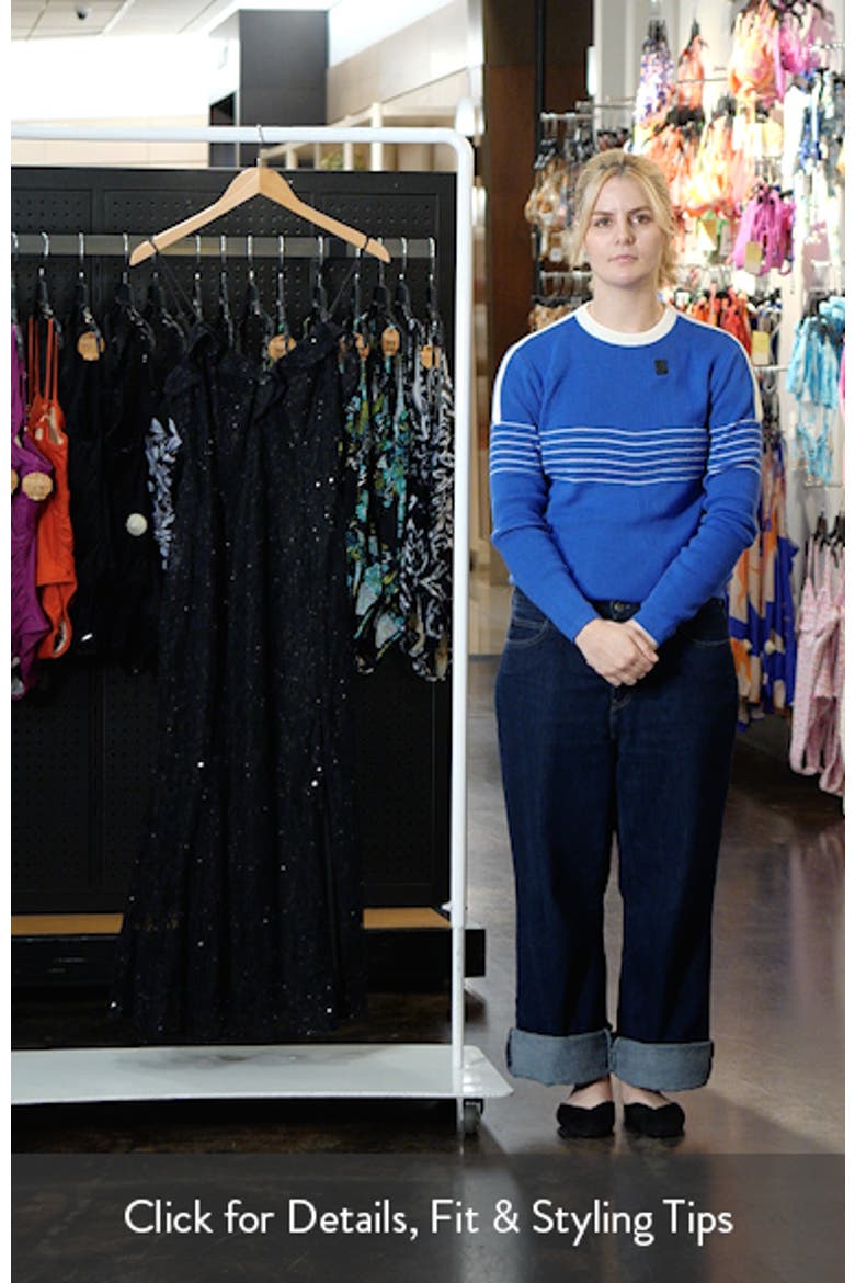 Leonie Lace & Sequin A-Line Dress video