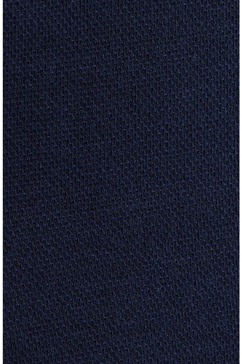 Trim Fit Navy Knit Cotton Blend Blazer, Alternate, color, NAVY