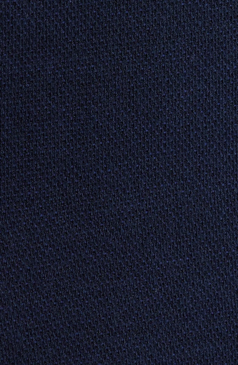 Canali Trim Fit Navy Knit Cotton Blend Blazer, Alternate, color, Navy