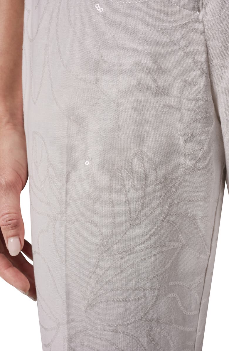 Donna Karan New York Sequin Slim Fit Pants, Alternate, color,