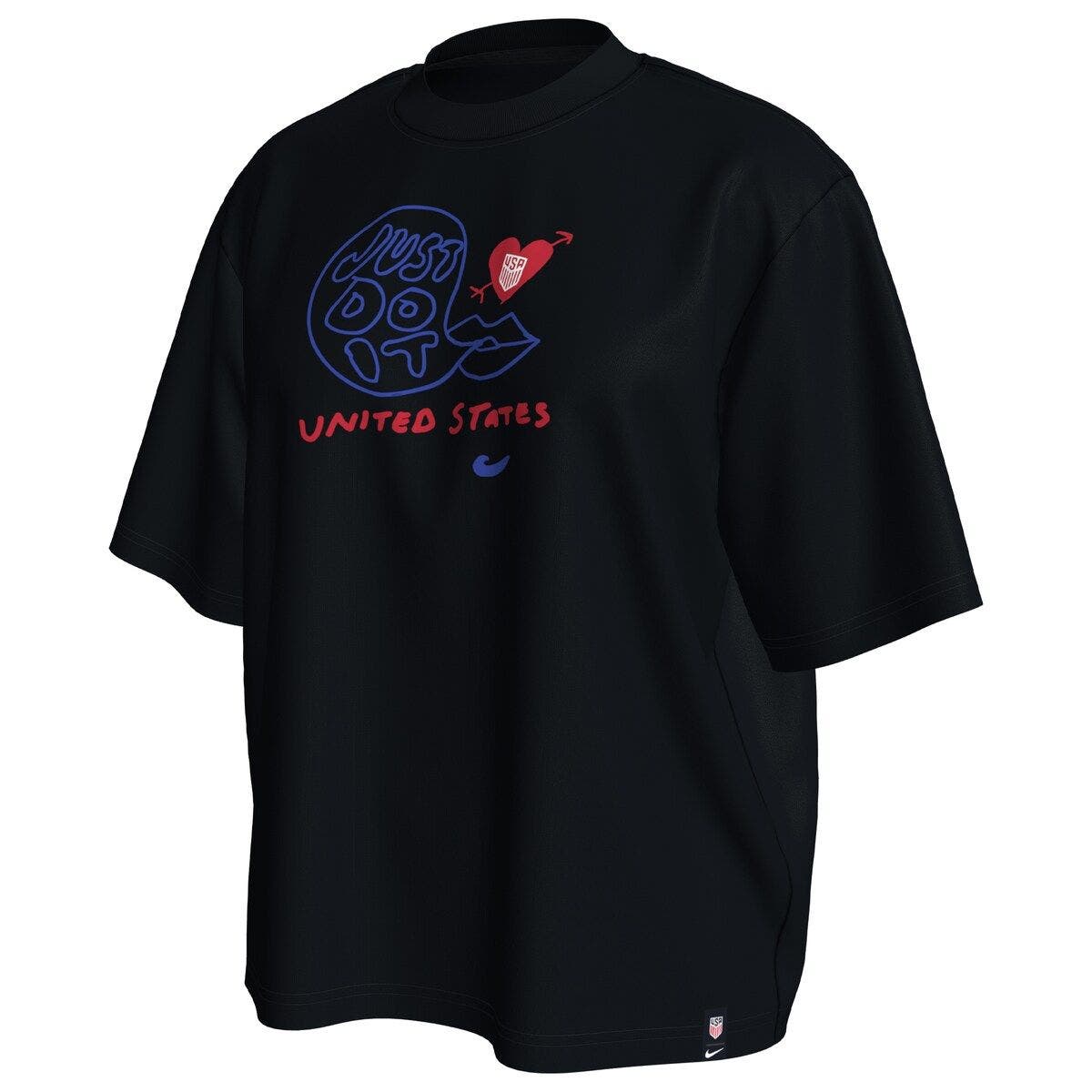 Women's Nike Black USMNT Spring T-Shirt - image 2