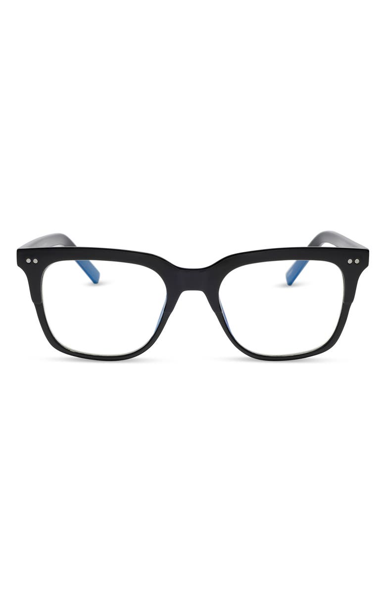 DIFF Tommy 53mm Reading Glasses, Main, color, Black/ Blue Light