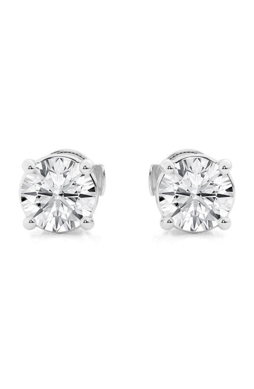 BADGLEY MISCHKA BADGLEY MISCHKA COLLECTION 14K GOLD LAB CREATED DIAMOND STUD EARRINGS