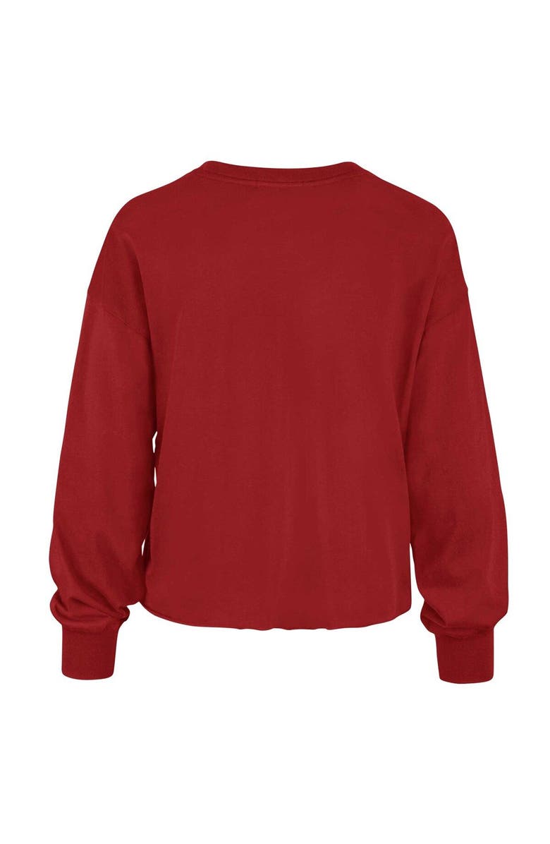 '47 Women's '47 Red Georgia Bulldogs Bottom Line Parkway Long Sleeve High Waist T-Shirt, Alternate, color, Red