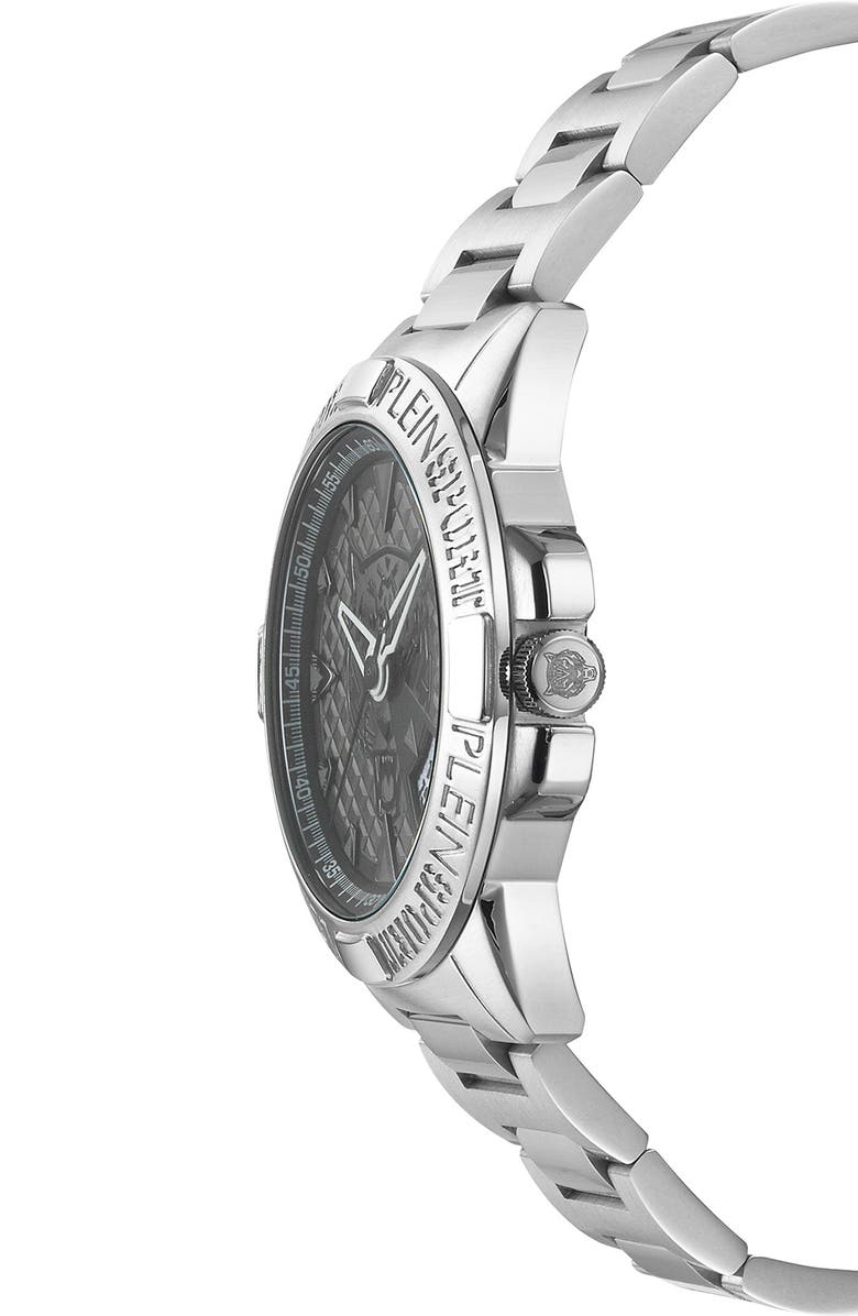 PLEIN SPORT Touchdown Bracelet Watch, 44mm, Alternate, color, Stainless Steel