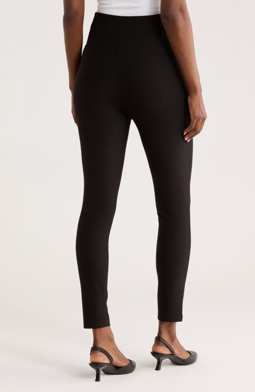 Patrizia Luca Side Elastic Leggings In Black