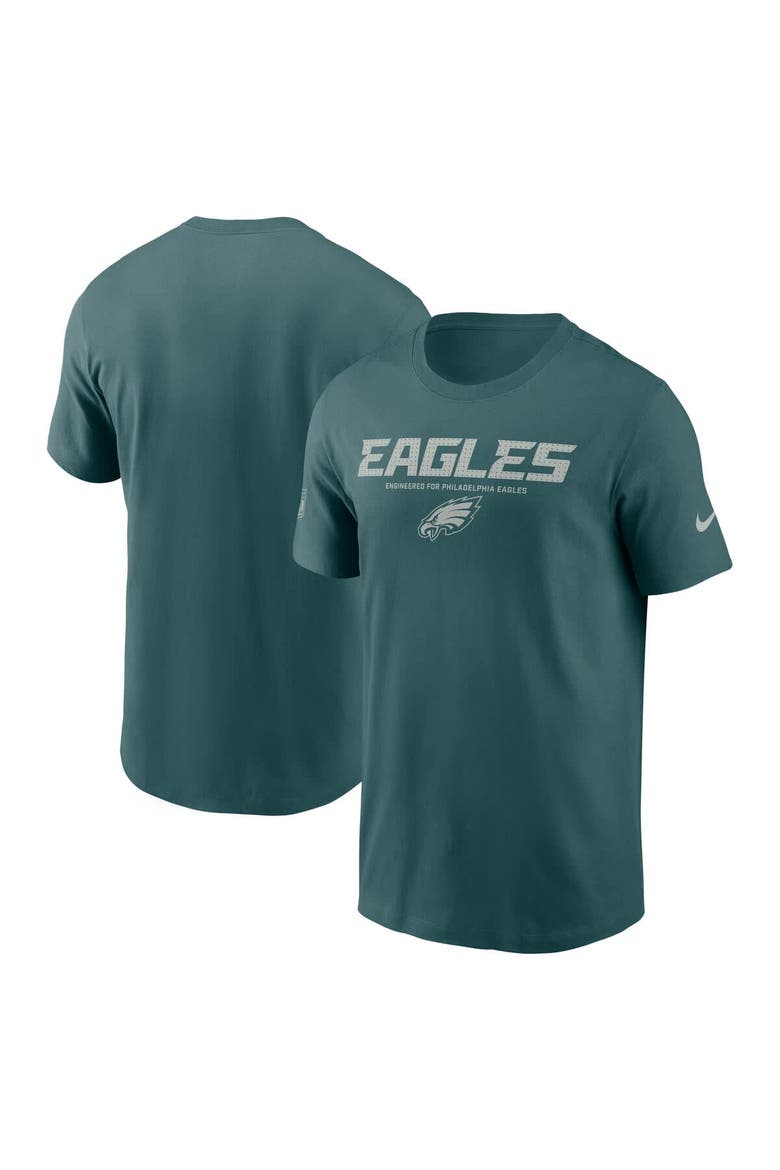 Men's Nike Midnight Green Philadelphia Eagles Sideline Performance T-Shirt, Alternate, color, Green