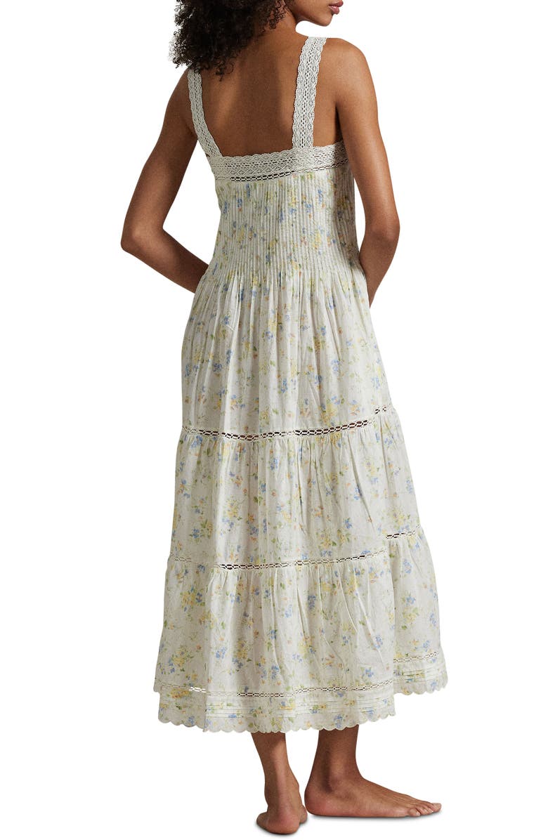 Polo Ralph Lauren Floral Cotton Nightgown, Alternate, color,