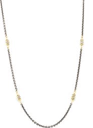 Armenta Old World White Sapphire Station Necklace