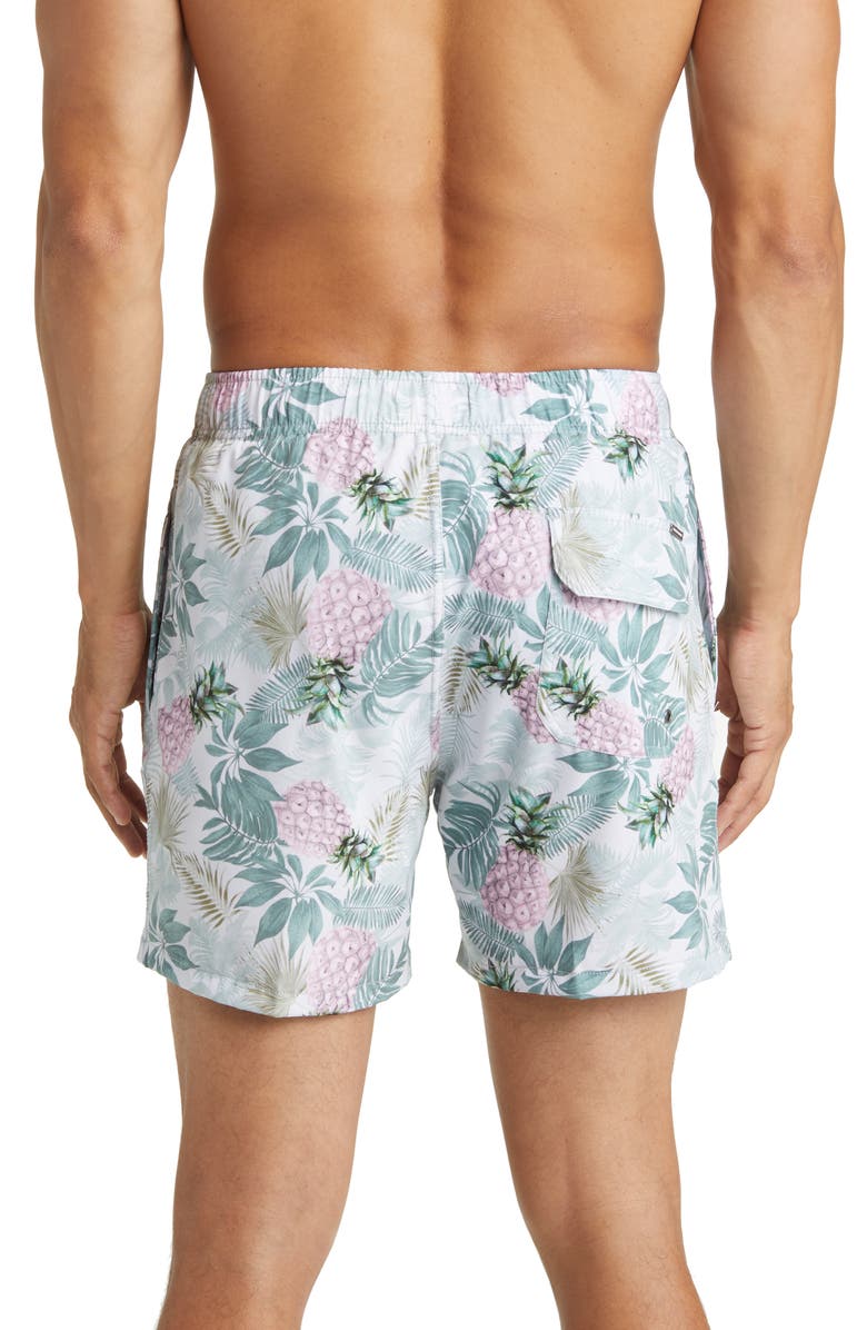 Vintage Summer Stretch Swim Trunks, Alternate, color,