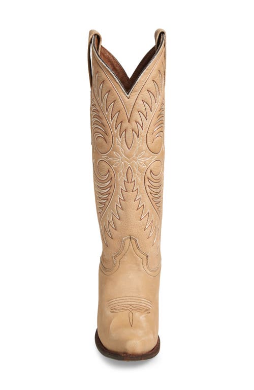 G Circle G Embroidered Western Boot In Brown