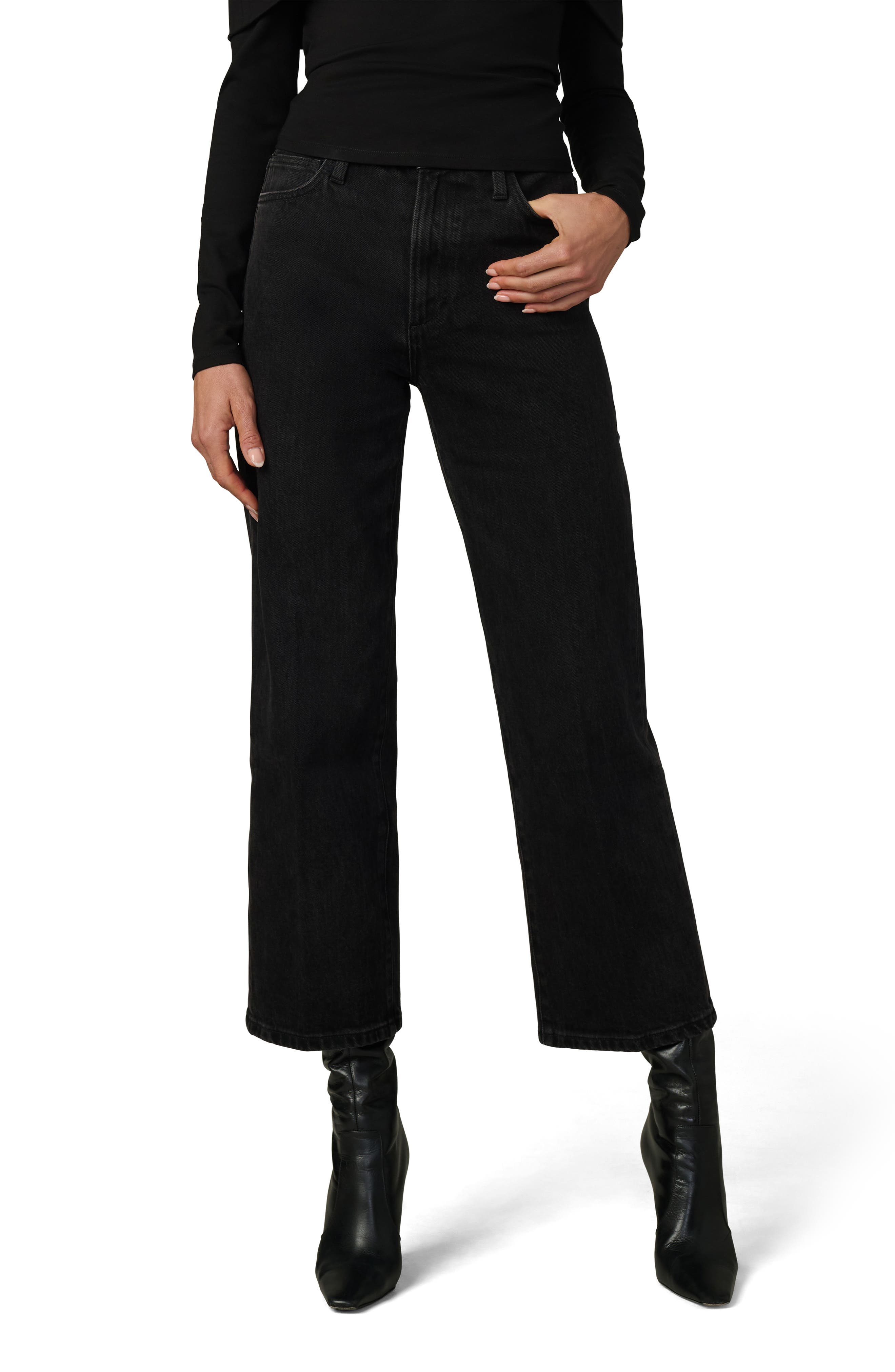The Blake High Waist Crop Wide Leg Jeans