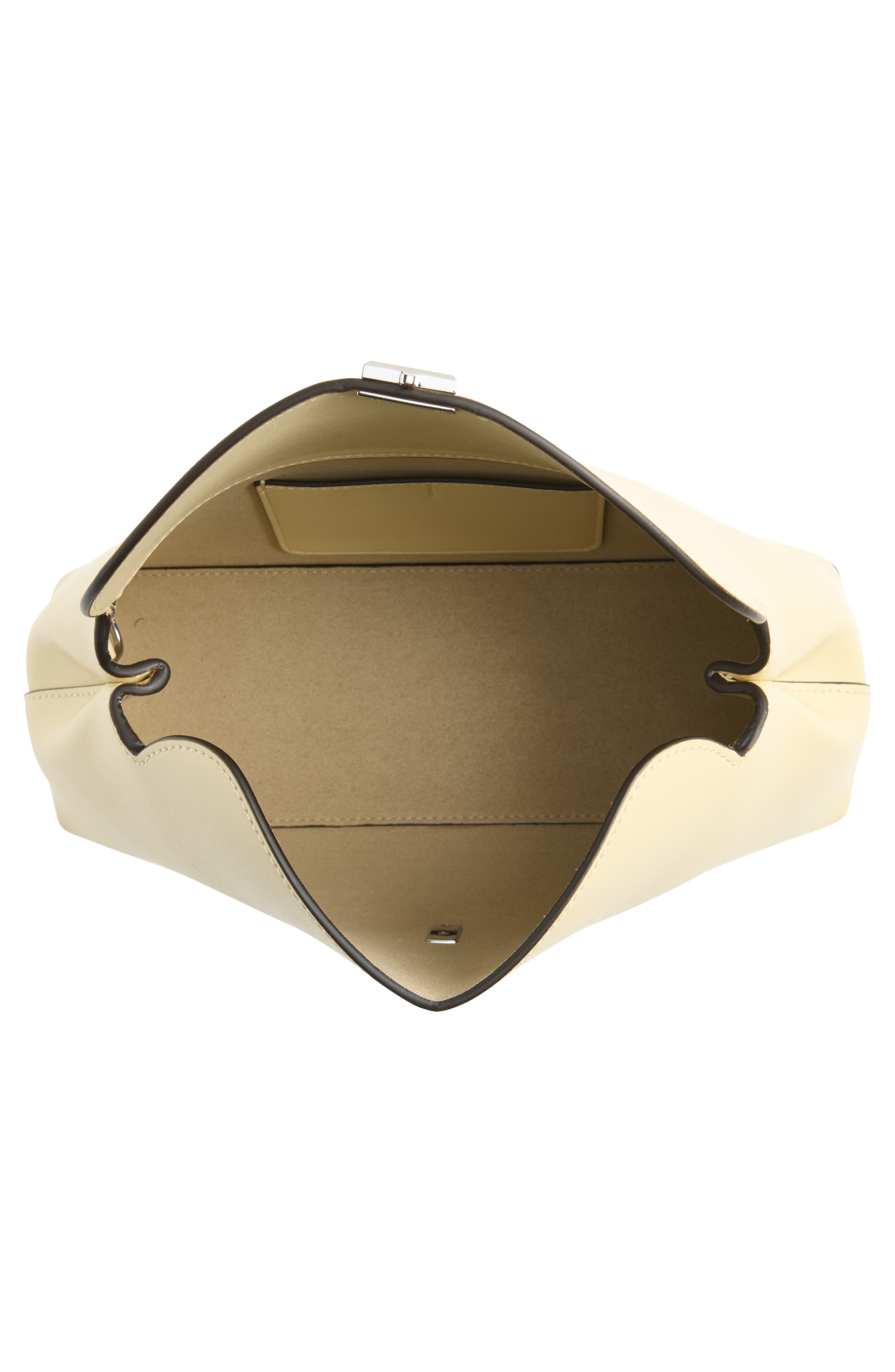 Palmellata T-Lock Leather Clutch Crossbody, Alternate, color, CHAMPAGNE