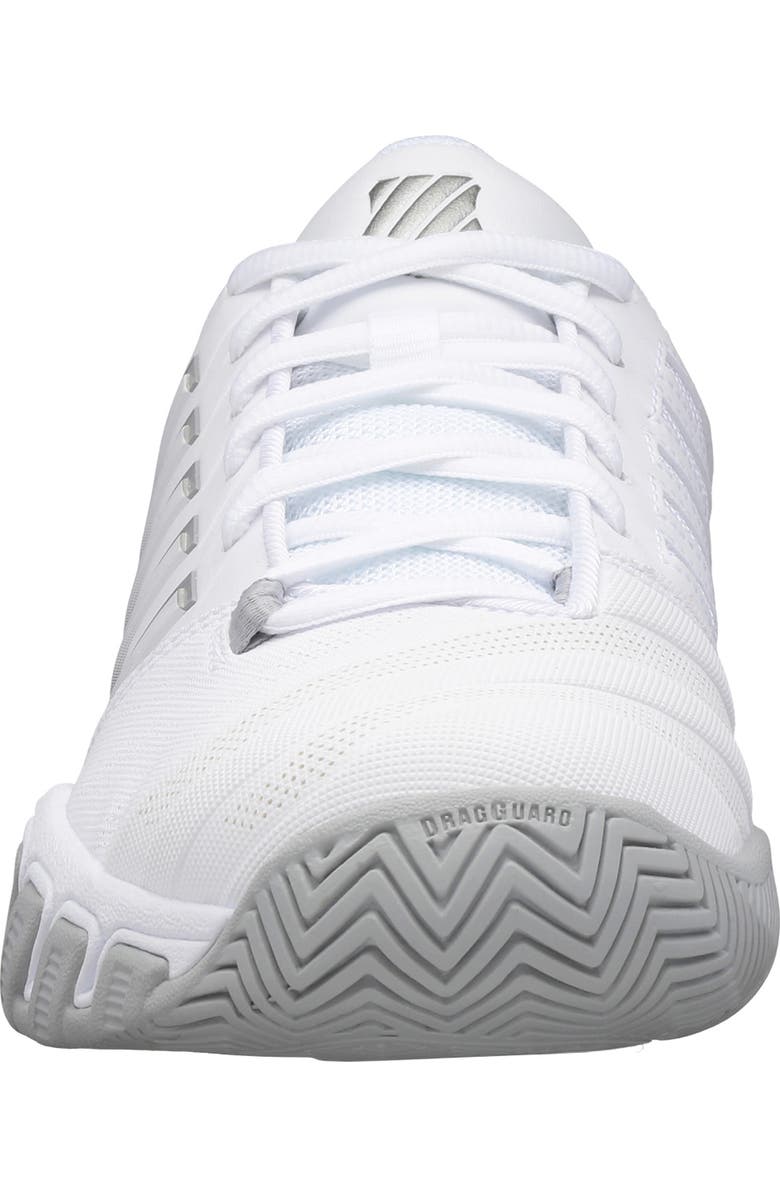 K-Swiss Bigshot Light 4 Tennis Shoe, Alternate, color, White/ High-Rise/ Silver