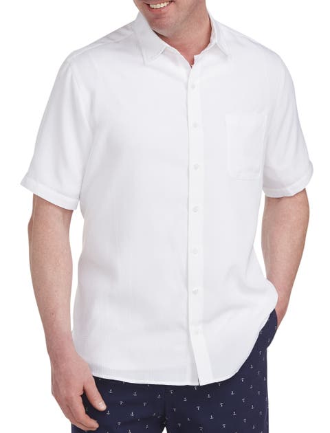 Microfiber Comfort Grid Sport Shirt