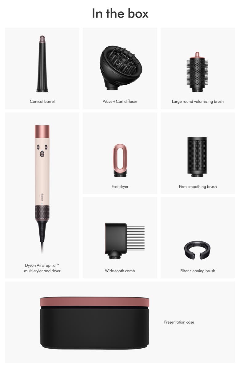 Dyson Airwrap i.d.<sup>™</sup> Multi-styler and Dryer Curly+ Coily Hair, Alternate, color, Ceramic Pink