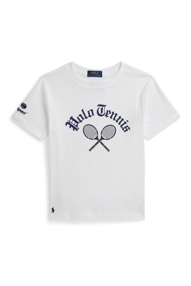 Kids' Graphic T-Shirt, Main, color, WHITE
