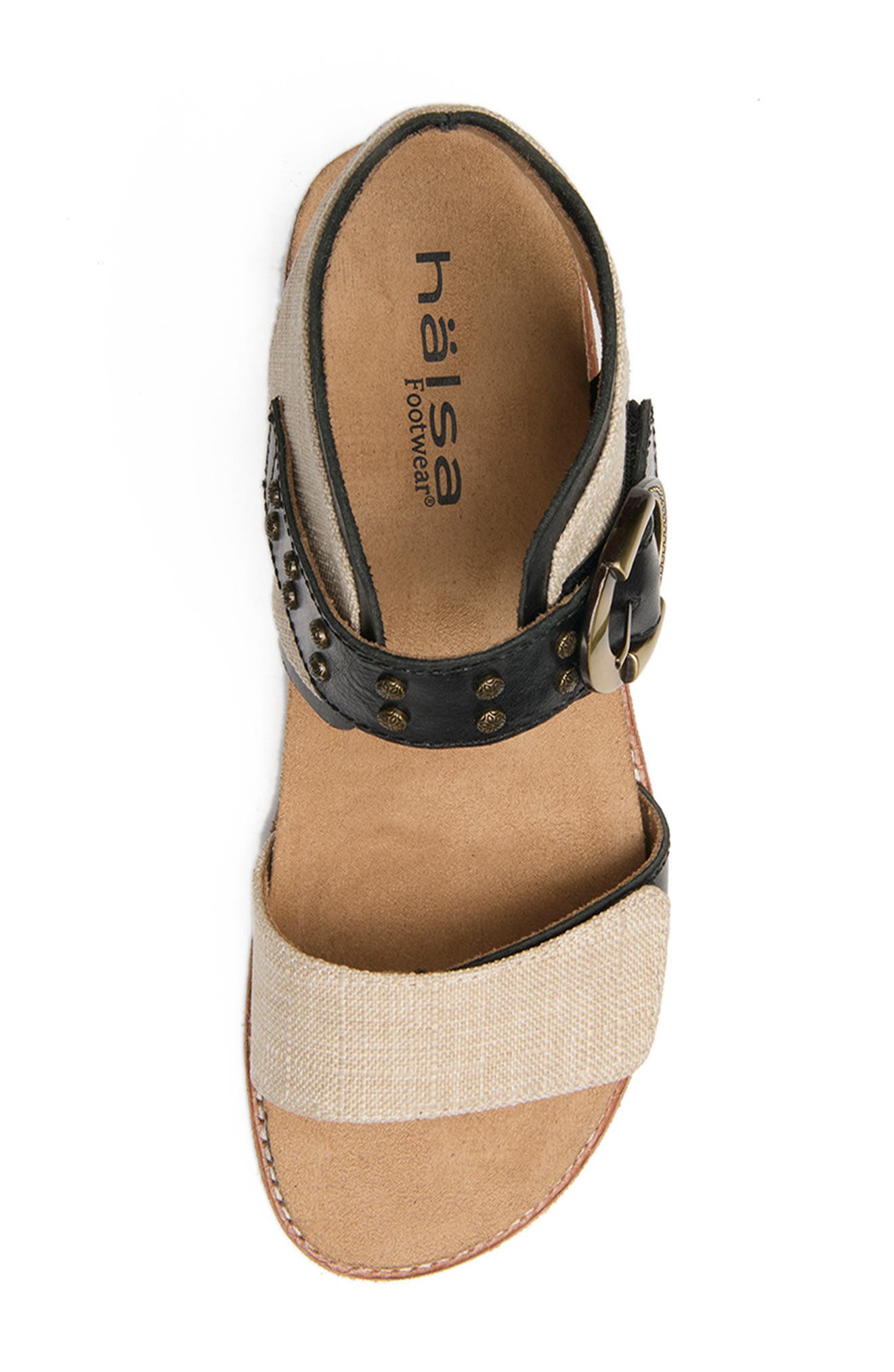 Hälsa Footwear Bari Sandal, Alternate, color, Black/ Natural