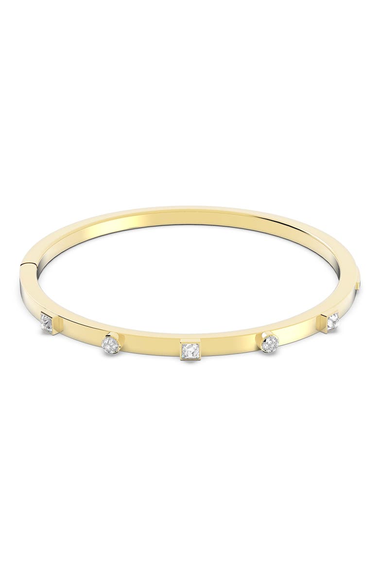Thrilling Crystal Bangle, Main, color, GOLD