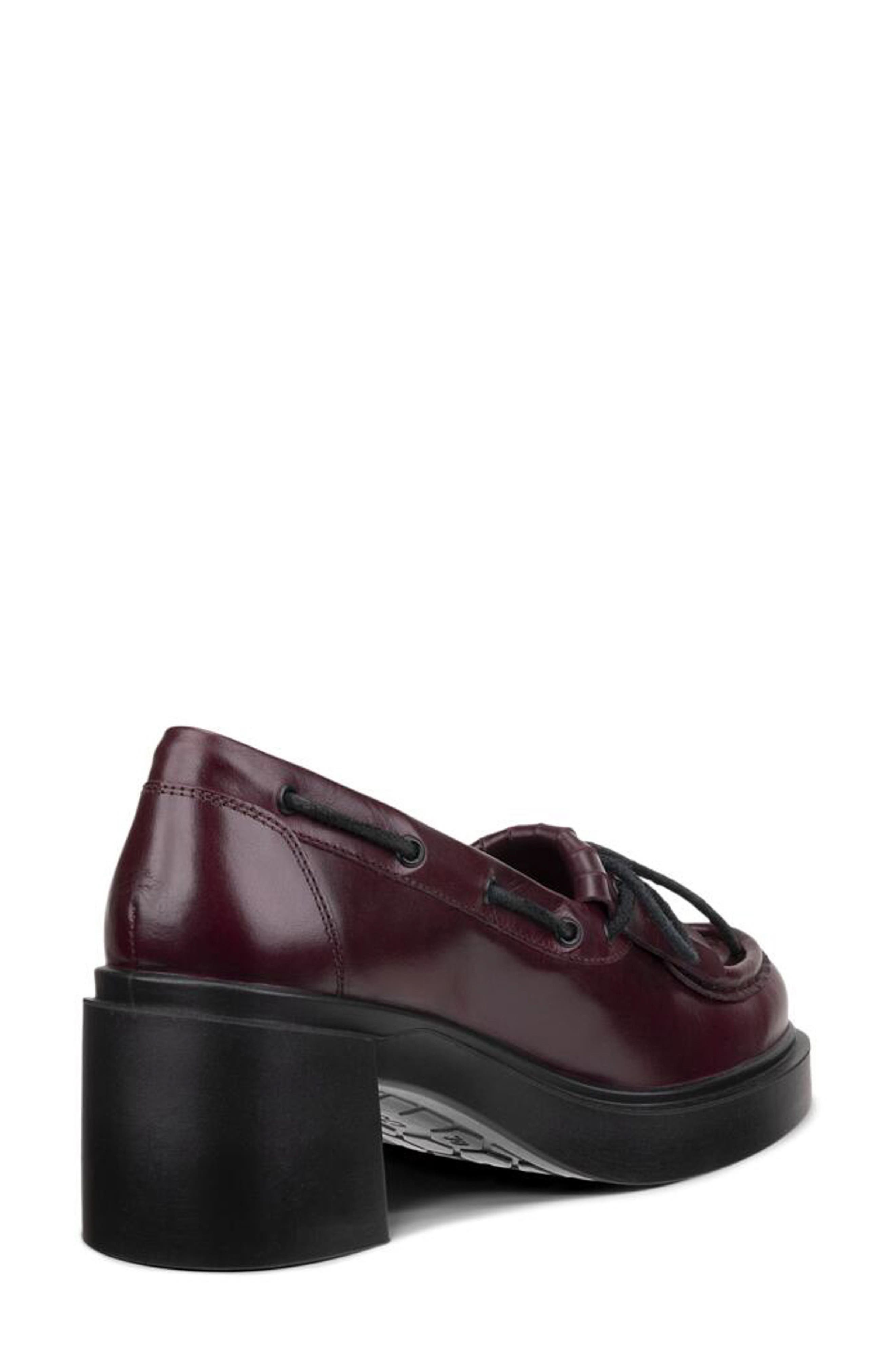 ECCO Metropole Seoul 45 Kiltie Moc Toe Loafer, Alternate, color, Dark Ruby