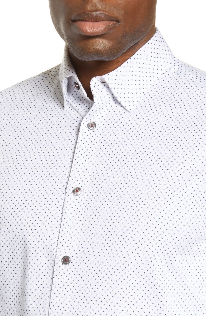 Ted Baker London Lorook Slim Fit Button-Up Shirt, Alternate, color, 