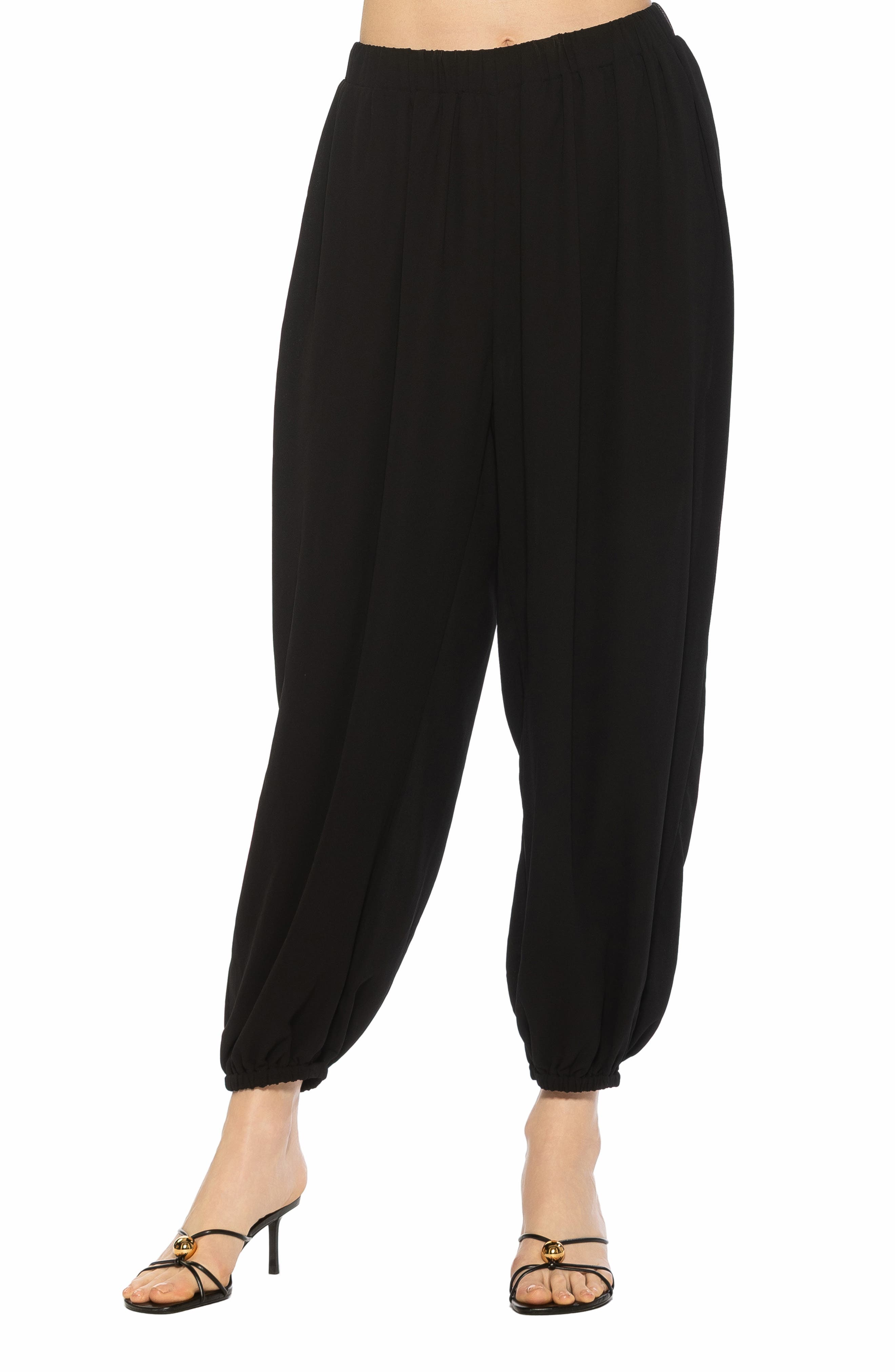 Alexia Admor Silas Draped Balloon Pants