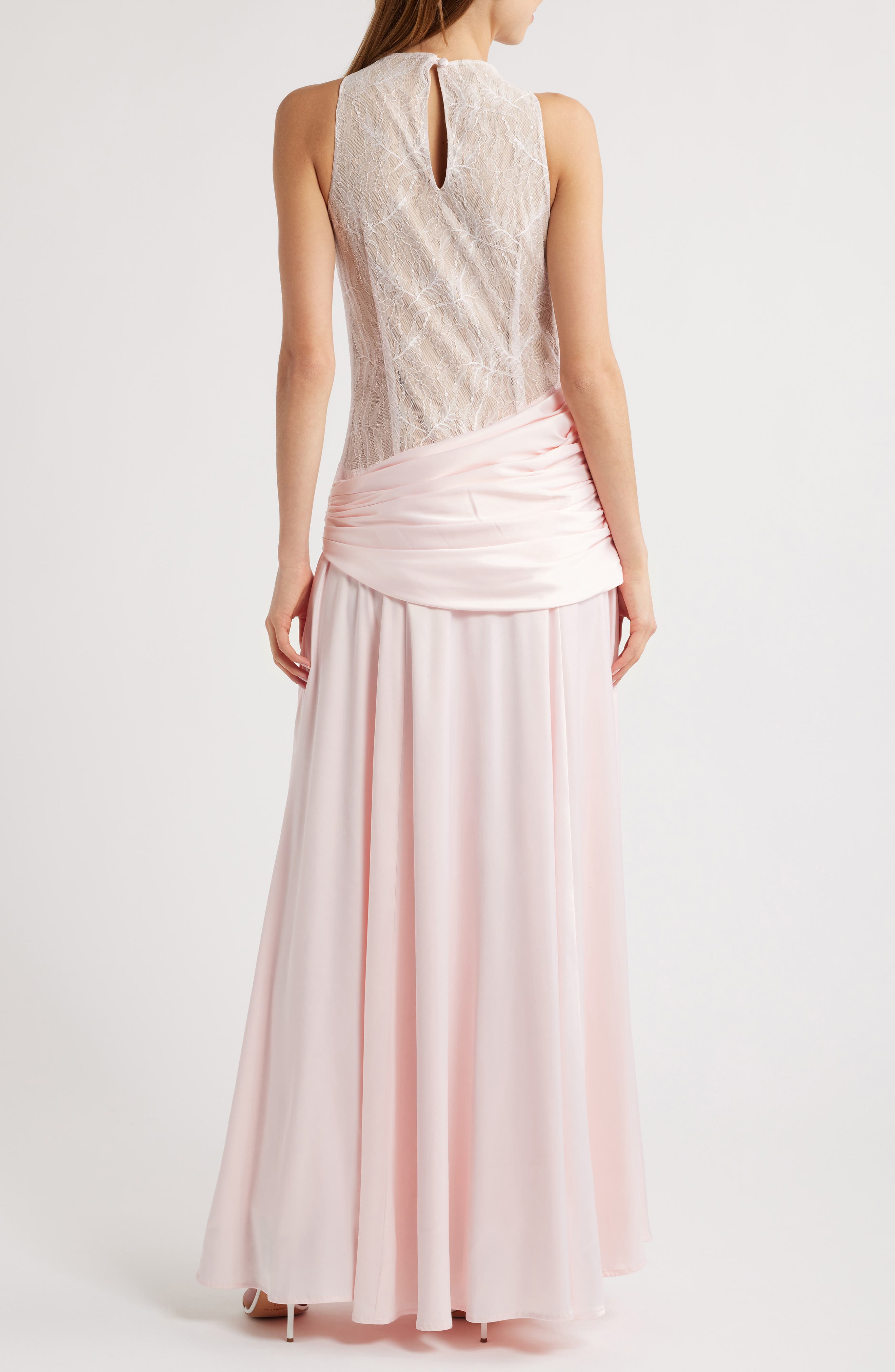 Dalia Mixed Media Gown - image 2