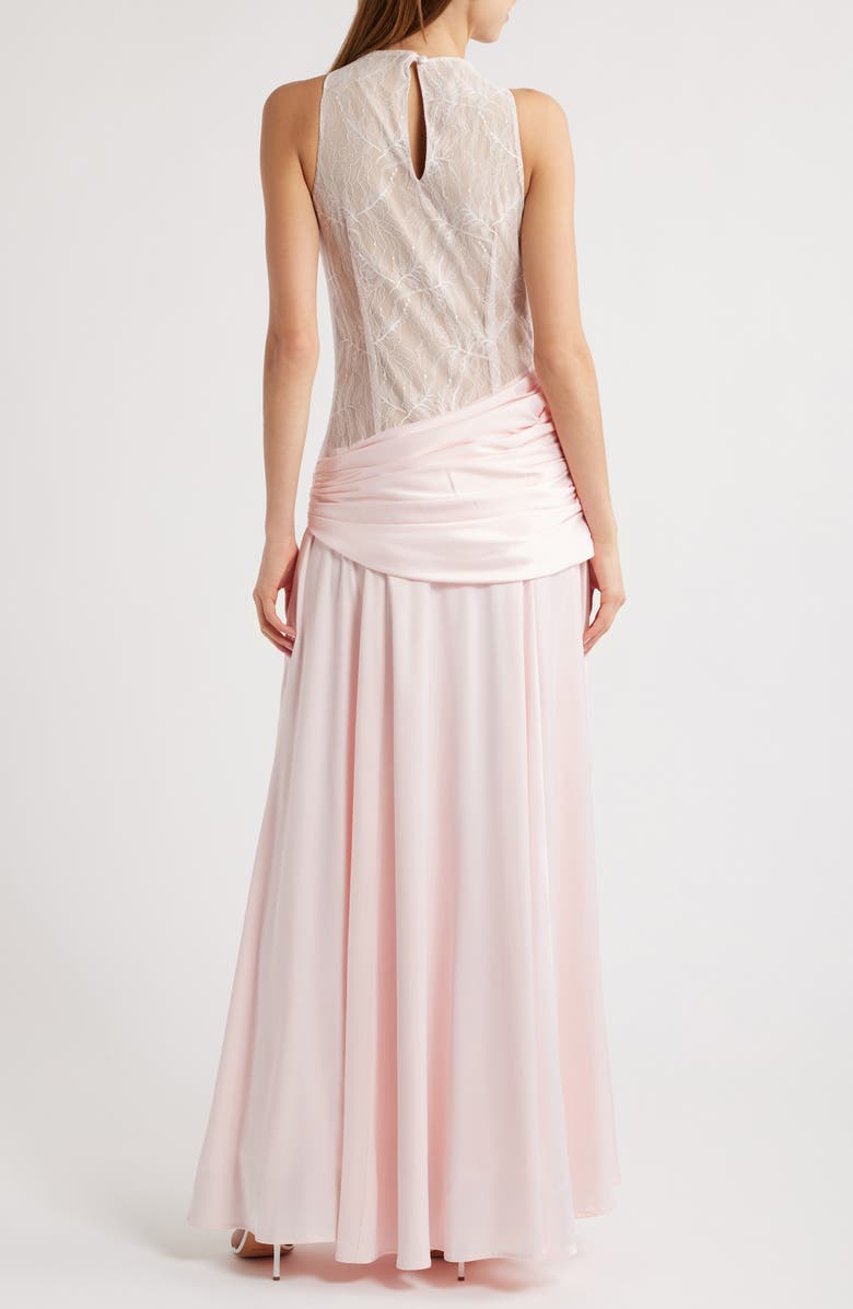 Dalia Mixed Media Gown