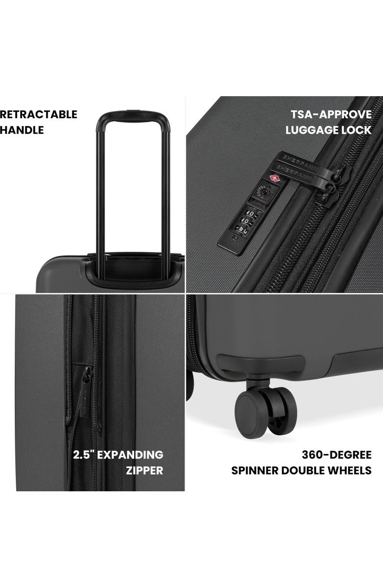 Sherpani Meridian 26" Luggage, Alternate, color, Granite