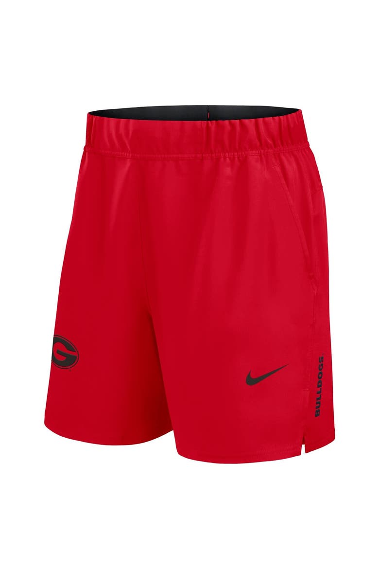 Men's Nike Red Georgia Bulldogs Primetime Woven Victory Performance Shorts, Alternate, color, Red