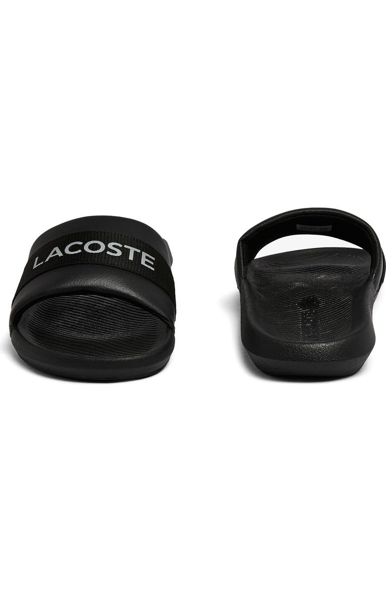 Lacoste Croco Water Resistant Slide Sandal, Alternate, color,