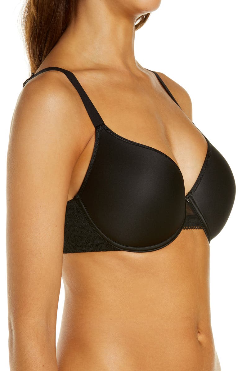 Chantelle Lingerie C Jolie Comfort Convertible T-Shirt Bra, Alternate, color, Black