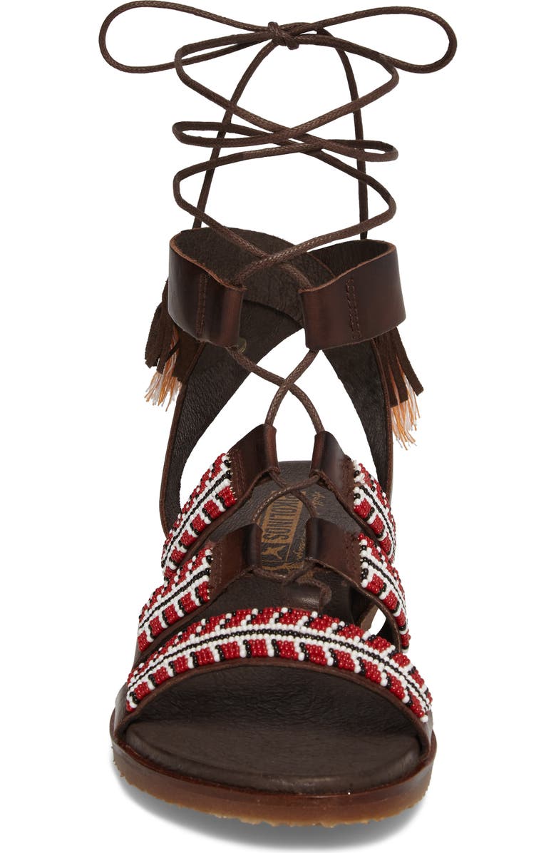 PIKOLINOS Antillas Beaded Ghillie Sandal, Alternate, color,