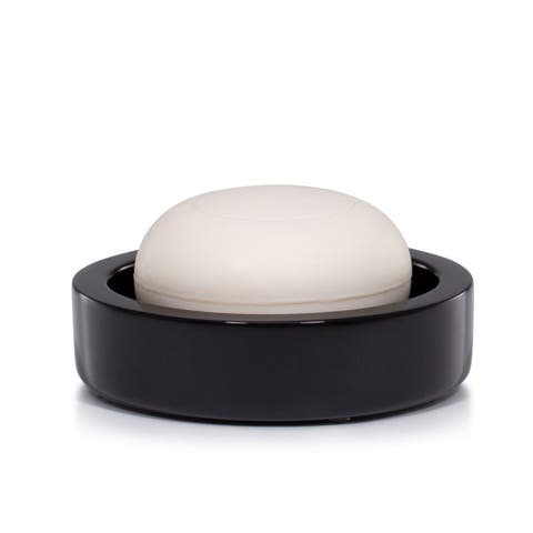 Domus Black Gloss Soap Dish