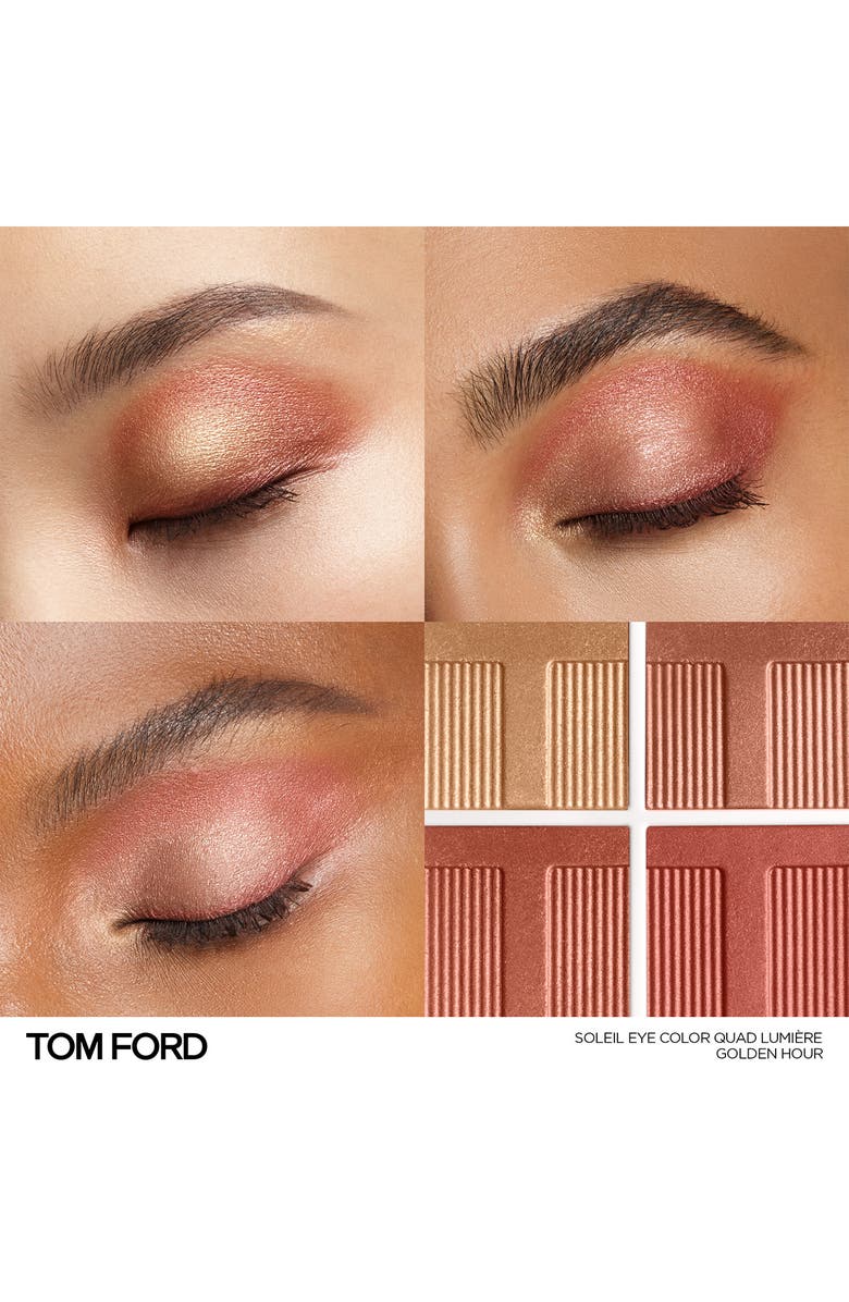 TOM FORD Soleil Eye Color Quad Lumiere Eyeshadow, Alternate, color, Golden Hour