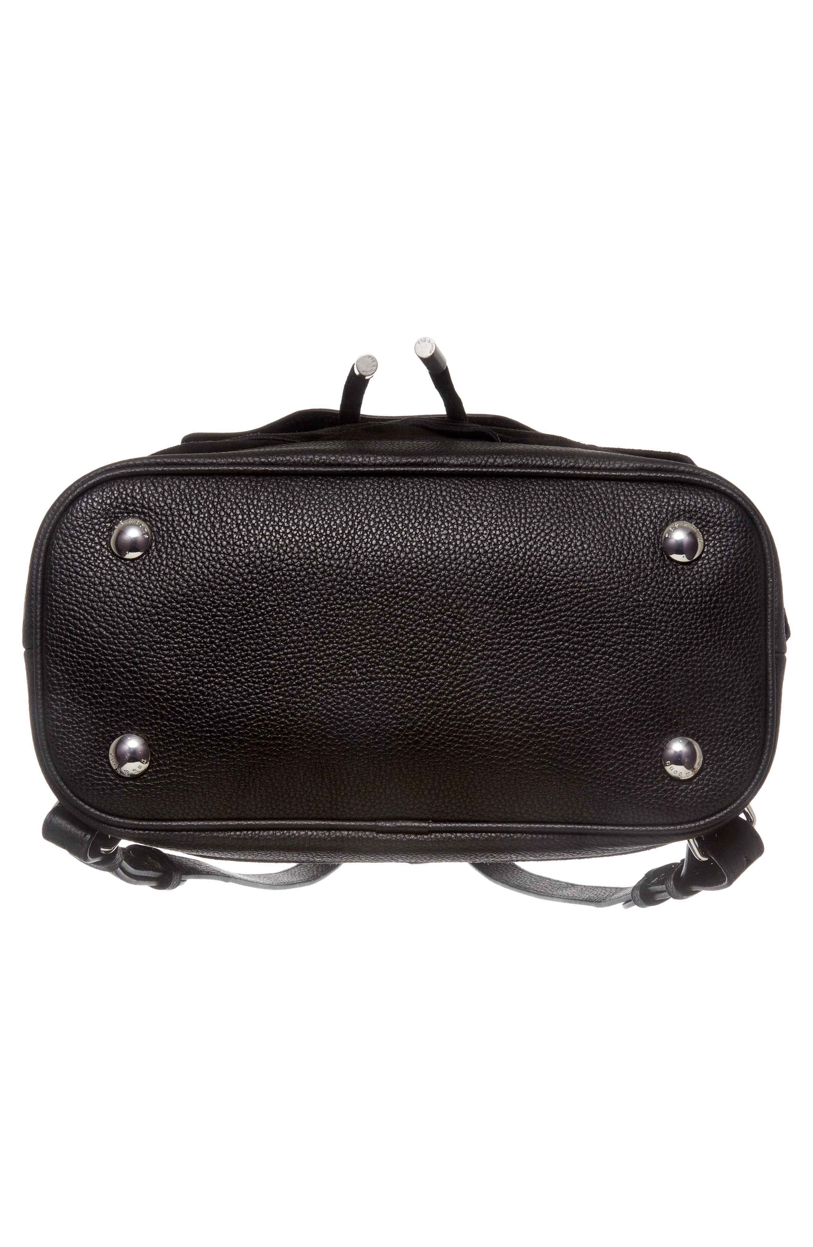 rag & bone Pilot Suede & Leather Backpack, Alternate, color, 