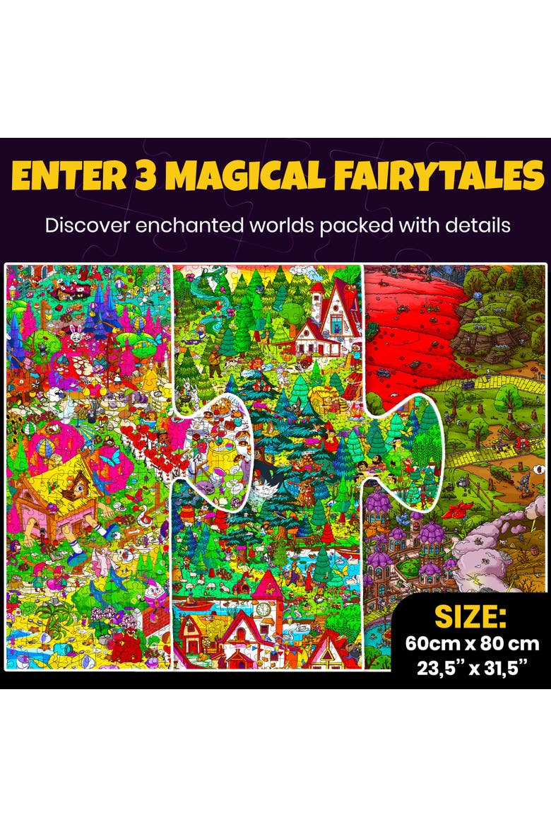 1000-Piece Jigsaw Puzzle Collection for Adults, Alternate, color, Fairy tales
