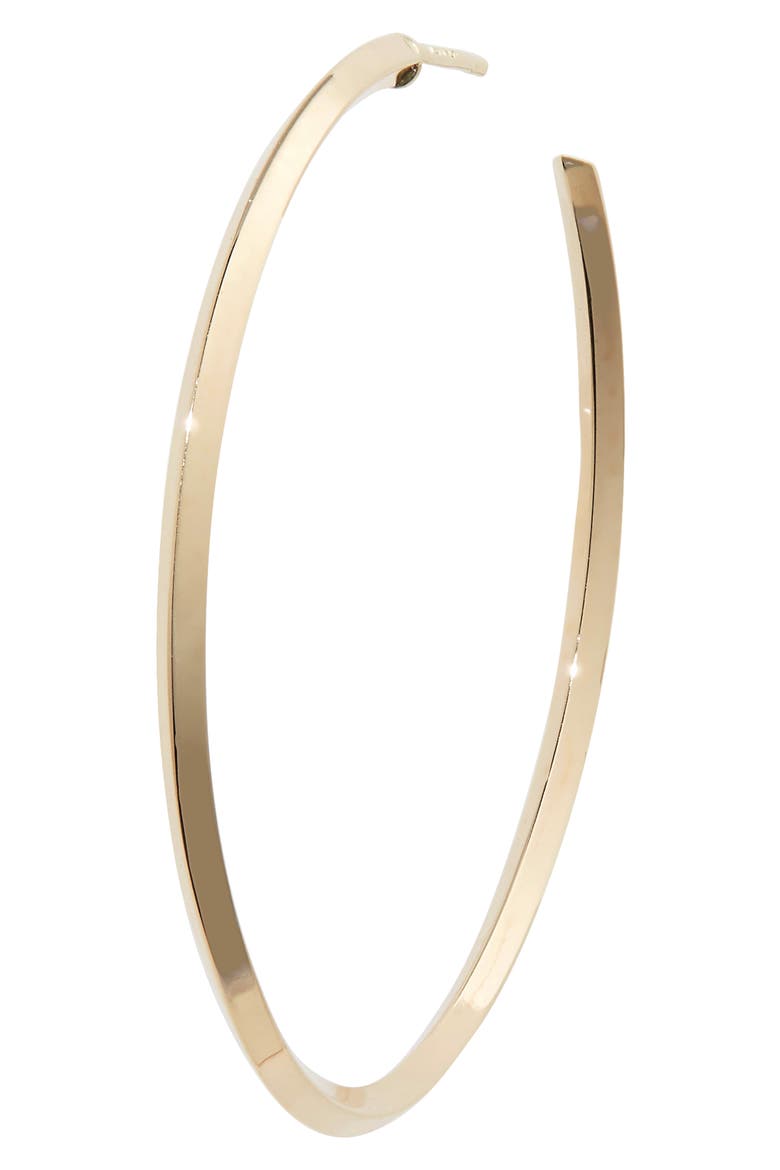14K Gold 45mm Thin Royale Hoops, Alternate, color, YELLOW GOLD