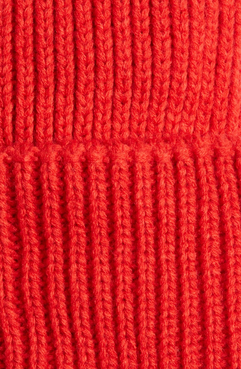 Dressed in Lala Grunge Chic Beanie, Alternate, color, Cherry Red