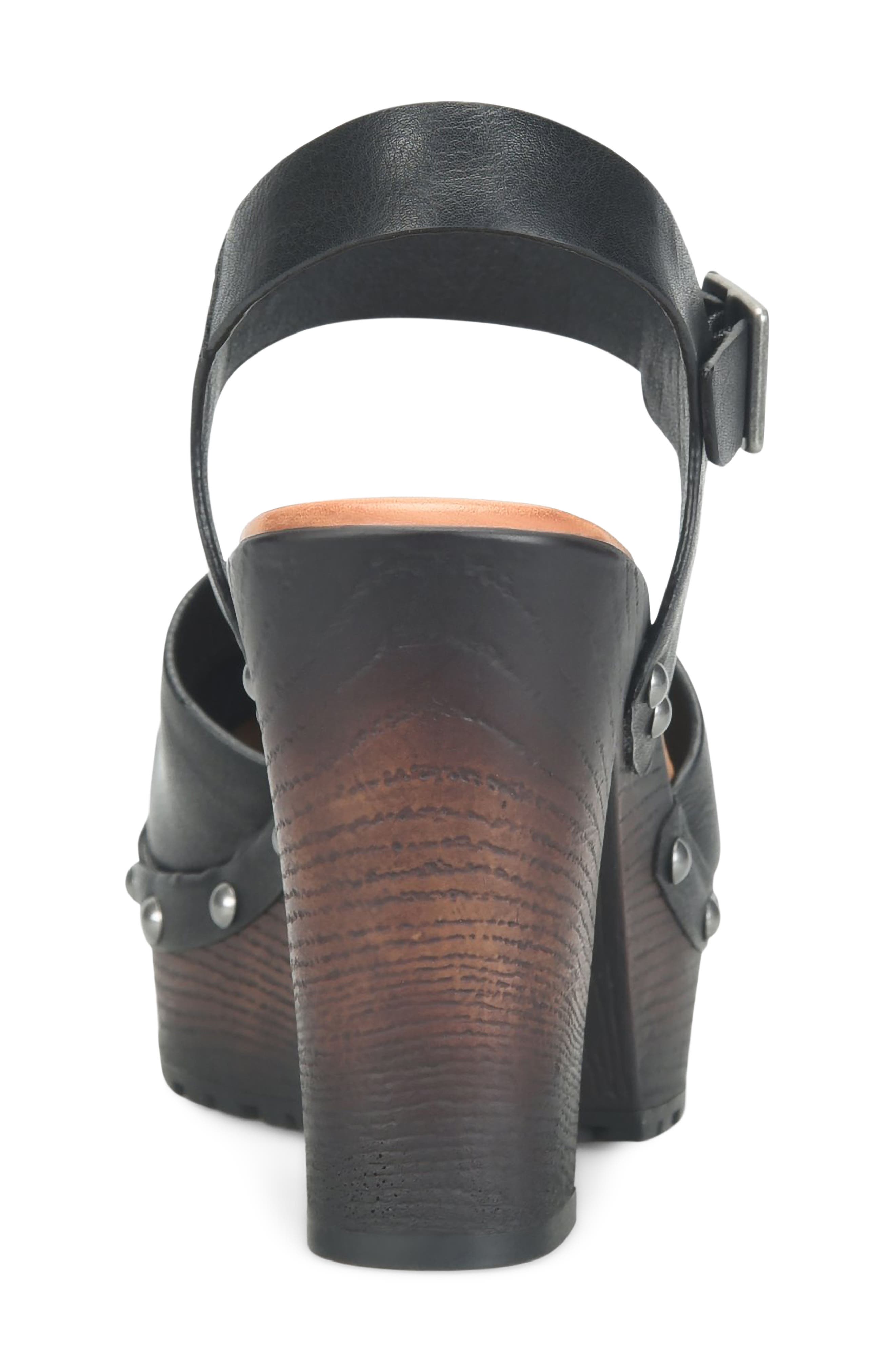 Adria Clog, Alternate, color, BLACK