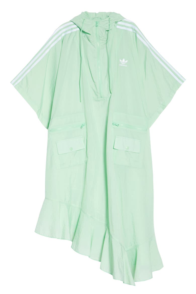 Hooded Poncho, Alternate, color, MINT GREEN
