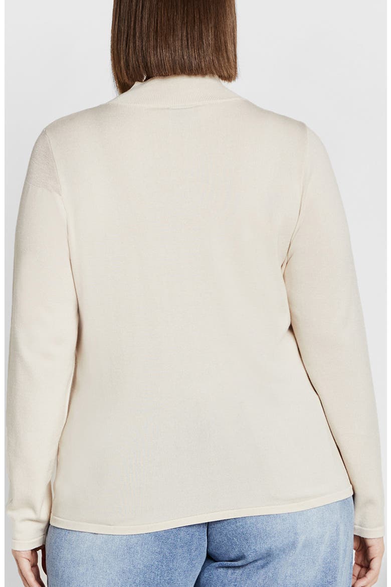 Reign Mock Neck Sweater, Alternate, color, OAT