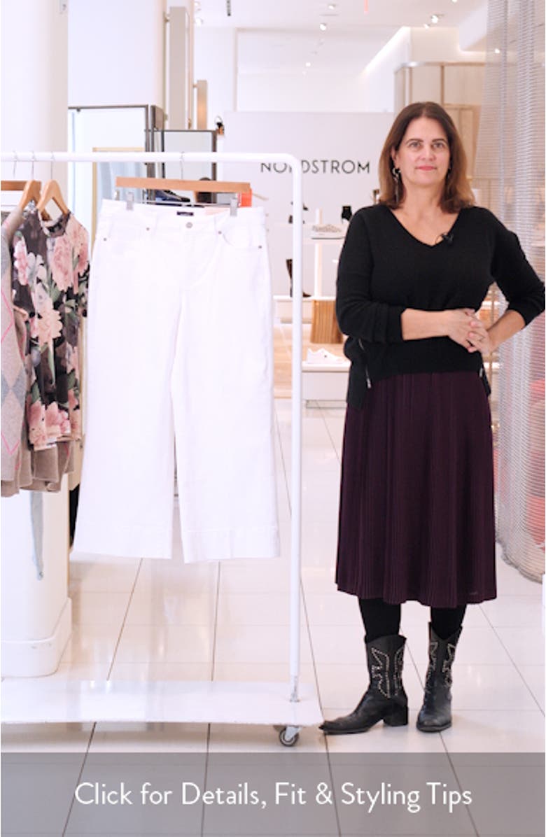 Teresa High Waist Wide Leg Ankle Jeans, sales video thumbnail